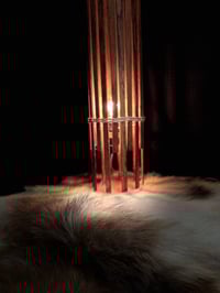 Image 15 of Reclaimed Rimu Lamp Wide Slatted