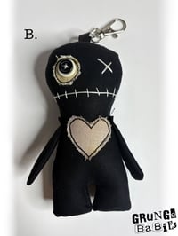 Image 5 of  Grunge Baby Bag Charm - Black