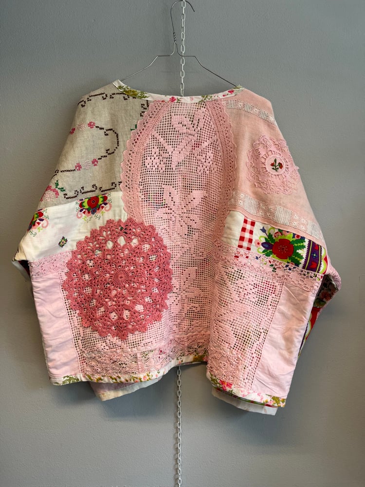 Image of Sunday puzzle jacket pink (xs-xl)