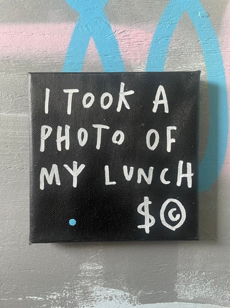 Image of I took a photo of my lunch