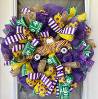 Image 3 of LSU wreath 