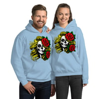 Image 5 of Blonde sugar skull Unisex Hoodie