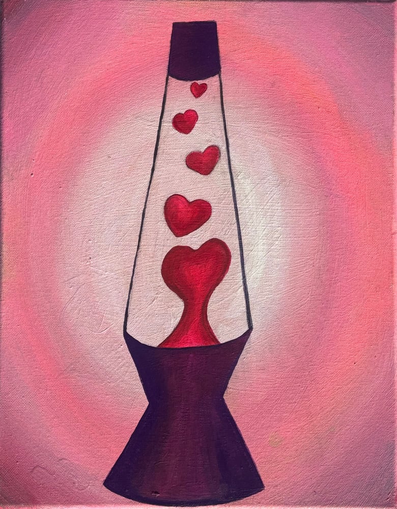  Lava Lamp w Love 