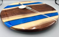 Image 1 of 2 Rivers Lazy Suzan Charcuterie Board- Mike Milarch