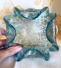 Image 2 of BLUE VENETIAN GLASS DISH