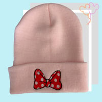 Image 2 of Minnie Bow Beanie Hat