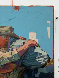 Image 3 of Let it all fall away - 18x24" Acrylic on wood panel