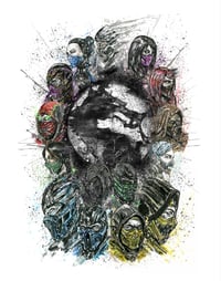Mortal Kombat Ninjas Art Print