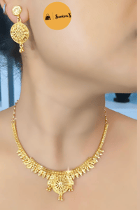 Image 1 of Bipasha_Gold Plated Necklace Set 