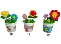 Image 1 of Mini Flower Pot & Macrame Hanger - You Pick Your Favorite 04