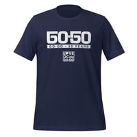 Image 2 of LOVE DC GOGO "GO-50" GOGO 50 YEARS (Anniversary Mark)  Unisex Tee (see color options)