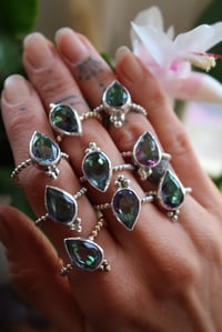 Image 3 of Mystic Topaz Amulet Ring 