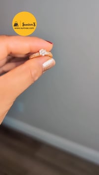 Image 3 of Cute Sarika_Adjustable American Diamond Ring  Copy