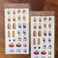 Image 1 of 'Coffee Break' Sticker Sheet