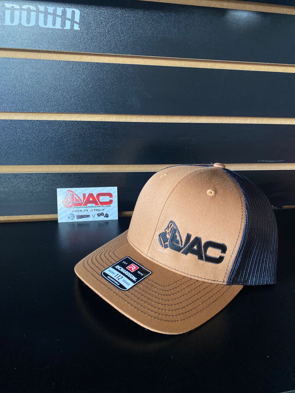 UAC hat black and khaki 