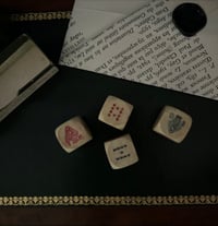 Image 5 of Jeu de Poker d’as, 4 dés anciens, 1900