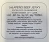 Jalapeño Beef Jerky