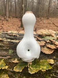 Image 4 of Large Porcelain Pipe in Hare’s Fur 
