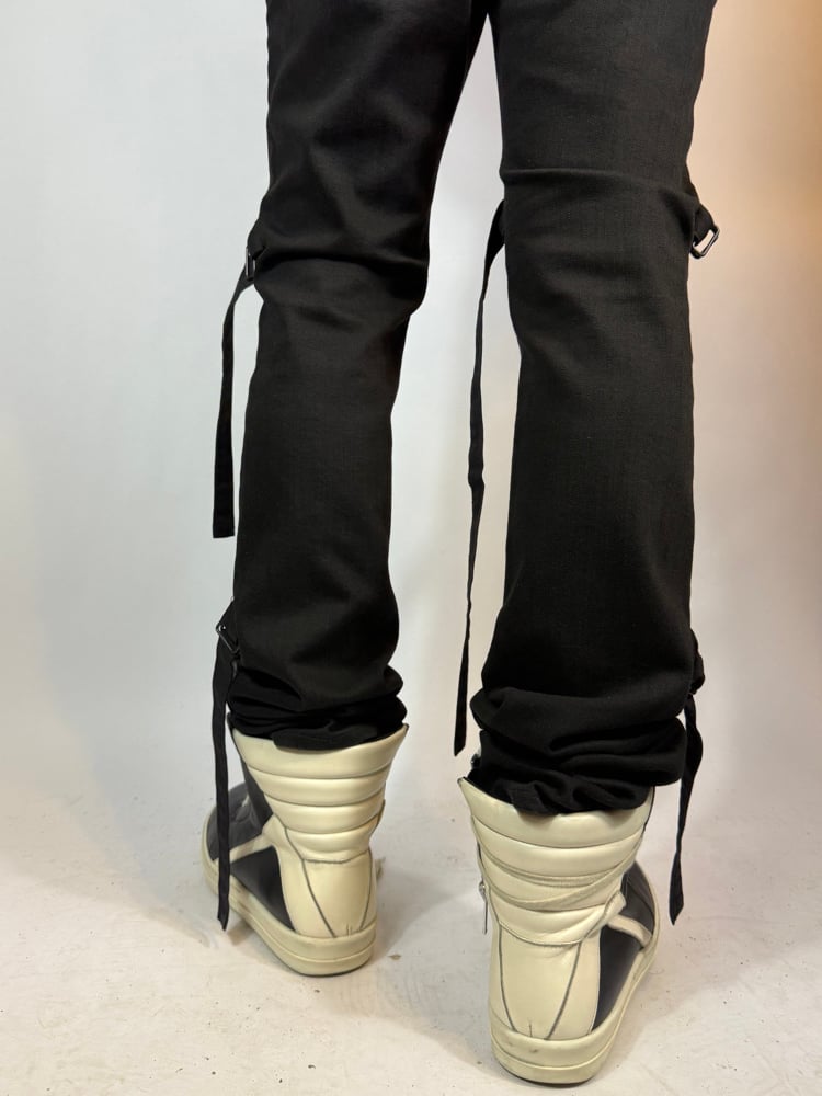 Image of Number Nine AW2006 Noir Multi Zip Bondage Pants