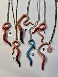 Image 1 of Worm Pendants