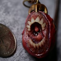 Image 8 of Egg of the King big eyes pendant, OOAK,