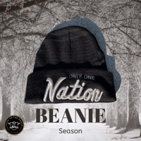 Image 1 of Only One Nation Silver Embroidery Beanie 