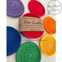Image 1 of Rainbow Face Scrubbies