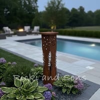 Image 2 of Garden Column - Trees and Stars