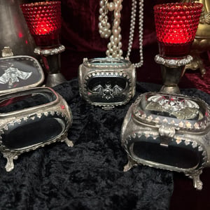 Image of Silver Ormolu Trinket Box