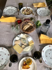 Image 2 of Service 6 assiettes fleurettes 