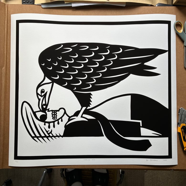Image of Carrion Don 27x24 Fine Art Print - PICK UP ONLY