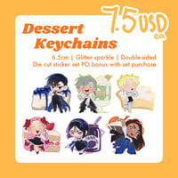 [PO] Dessert acrylic charms