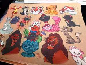 Image of Entire Disney Inspired Flash 40 Sheets 11x14” 