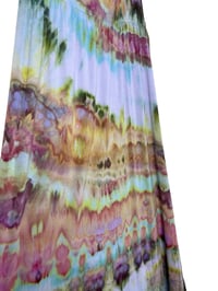 Image 6 of S Jersey Knit Long Sundress in Earthy Agate Ice Dye