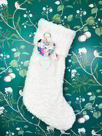 Image 2 of My Heart To Yours Ornament Quilted Keychain 1