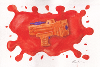 Image 2 of SPLATTERSHOT JR. ORIGINAL PAINTING