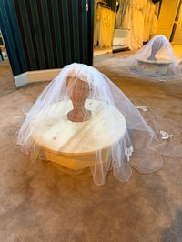Image 14 of 1960s Veil Headpiece