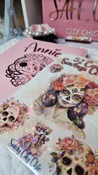 Image 4 of Dia de los Muertos 52 Envelope Savings Challenge A5 