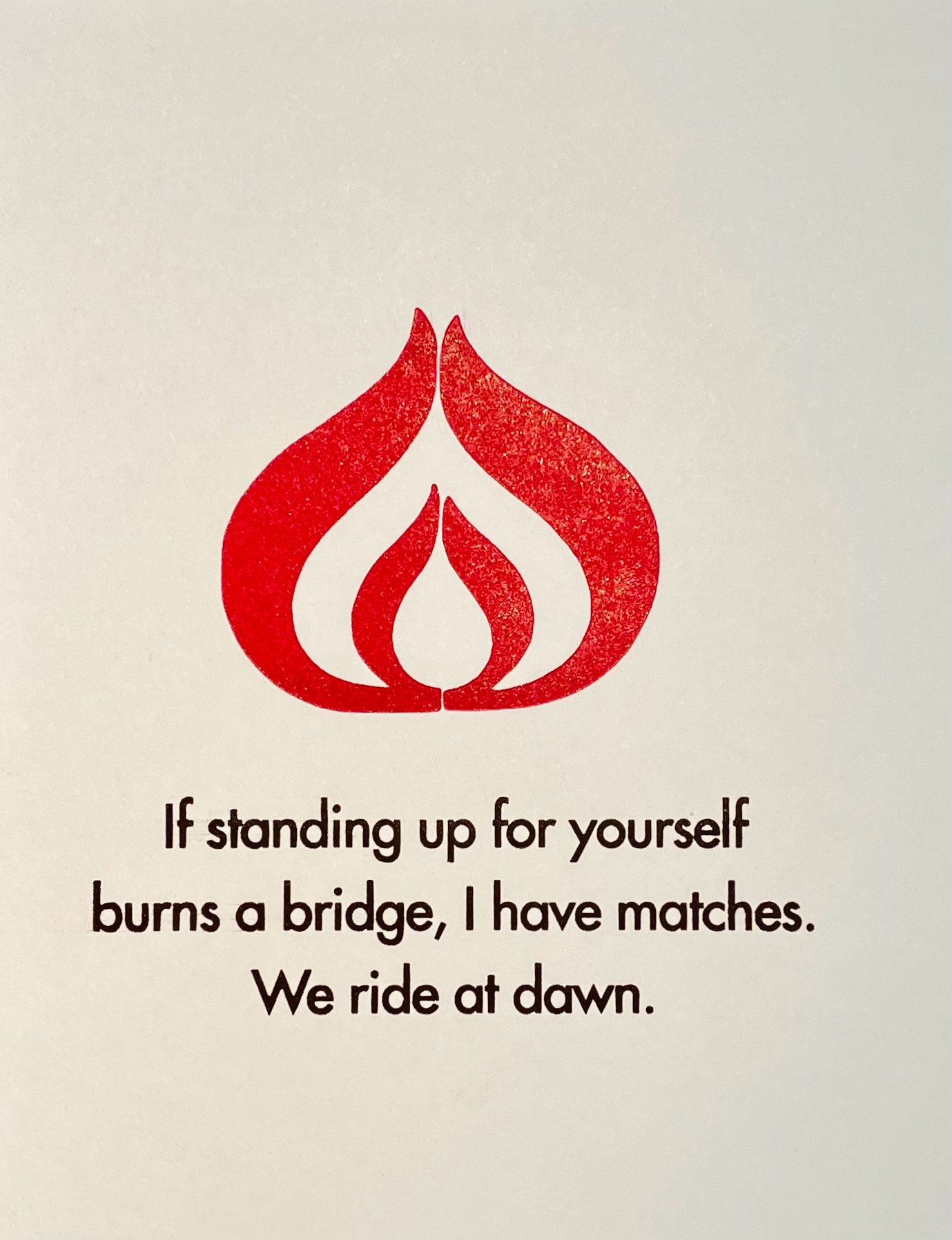 Image of Burning bridges