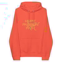 Image 2 of Icaniam “Hope Passion Faith “ Unisex eco raglan hoodie
