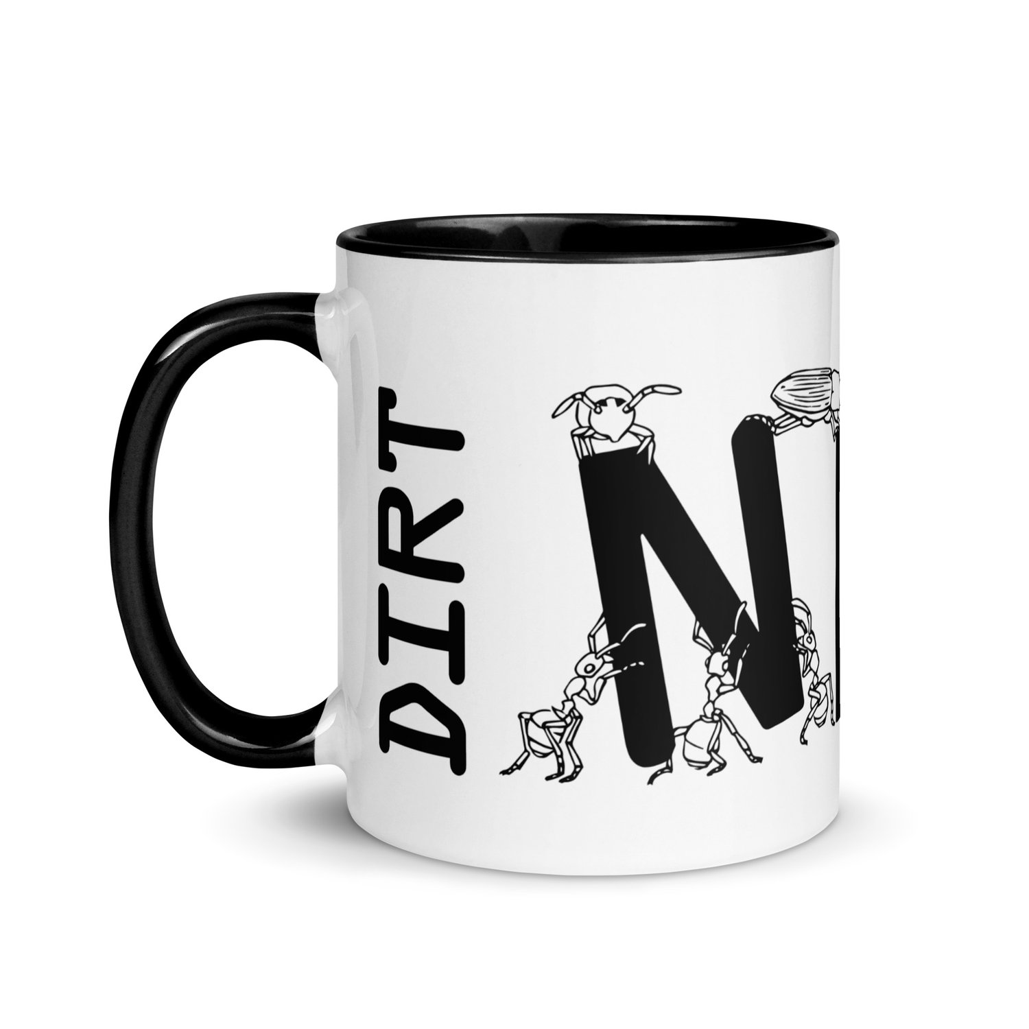 Dirt Nerd mug white