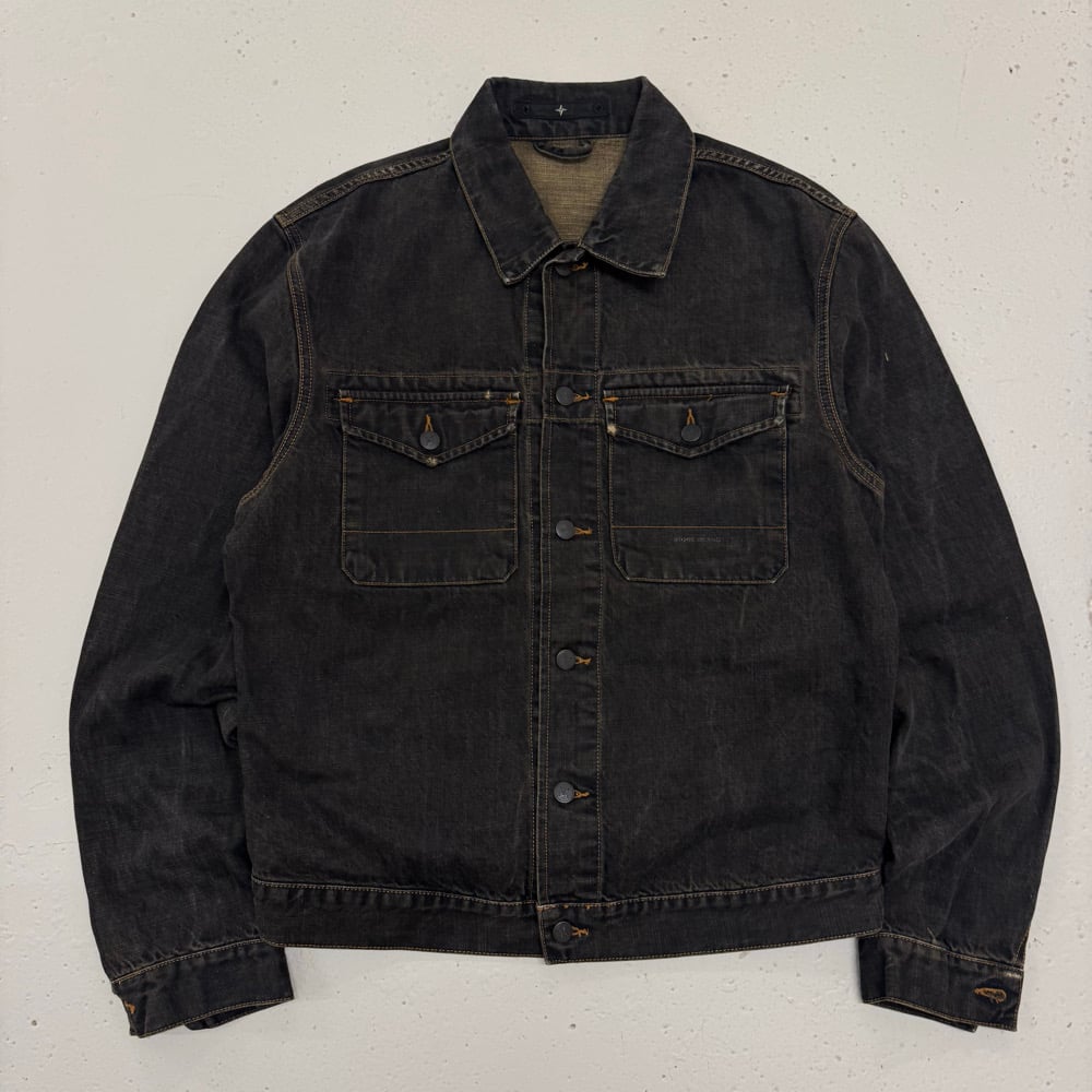 Image of Stone Island Denim Jacket, Size Large
