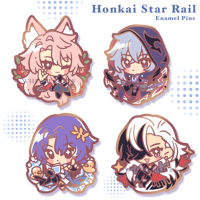 Image 2 of Honkai Star Rail Enamel Pins