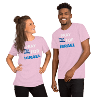 Image 11 of Unisex t-shirt (pray for Israel)