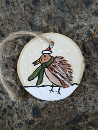Image 1 of Christmas Bird Ornament 