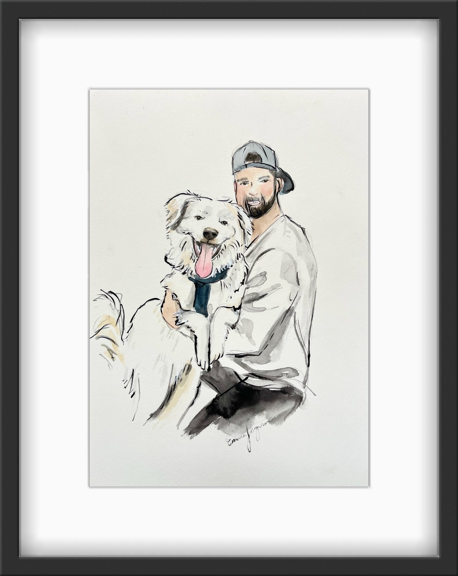 Image of Pet and Owner Portrait