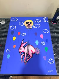 No More Hopping Remarqued Print