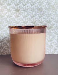 Image 1 of Desert Rose Lidded Candle 260g Soy Wax 