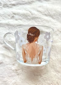 Image 2 of Bride to be Glass Mug