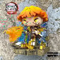 Image 1 of Zenitsu Flaming Thunder God with LED Lights with 6” Custom Box